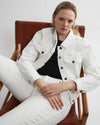 Kelsey Denim Jacket - White Image Thumbnmail #1