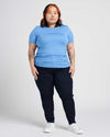 Foundation Short Sleeve Crew Neck Tee - Marina Image Thumbnmail #3